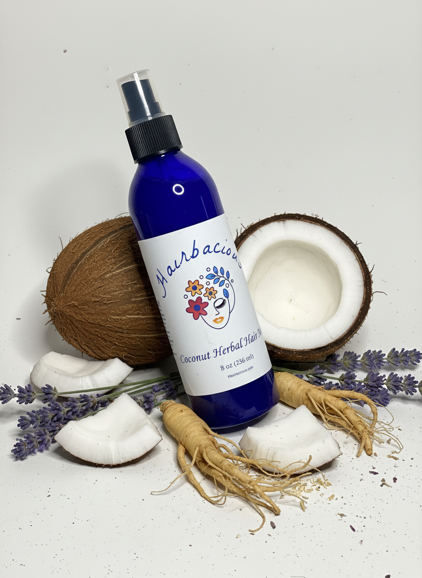 Aloe Vera & Coconut Herbal Hair Mist – Hairbacious